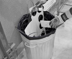 90L Heavy Duty Black Sacks 29x39"