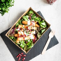 8x6" Corrugated Kraft Food Tray