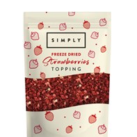 Simply Toppings Freeze Dried Strawberry 130g | Select Catering Solutions Ltd Simply Topping Freeze Dried Strawberry