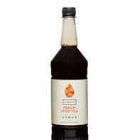 Simply Peach Iced Tea Syrup 1L | Select Catering Solutions Ltd Simply Peach Iced Tea Syrup 1L