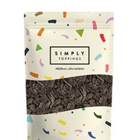 Simply Toppings Vegan Dark Chocolate Flakes Simply Vegan Dark Chocolate Flakes
