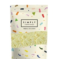Simply Toppings White Chocolate Flakes Simply White Chocolate Flakes