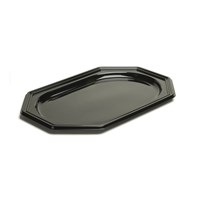 Medium Octagonal Black Platter 36x24cm | Select Catering Solutions Ltd Medium Octagonal Black Platter 36x24cm | Select Catering Solutions Ltd