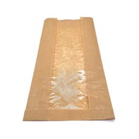 Medium Artisan Kraft Window Bag, 175x70x355mm | Select Catering Solutions Ltd Medium Artisan Kraft Window Bag