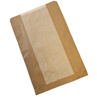Large Heritage Window Kraft, bread bag 230x70x355mm Large Heritage Window Kraft, bread bag 230x70x355mm,