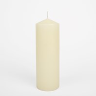 Cream Pillar Candle 200 x 70 mm Qty 12 | Select Catering Solutions Ltd