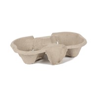 Moulded Pulp 2 Cup Carrier | Select Catering Solutions Ltd Moulded Pulp 2 Cup Carrier | Select Catering Solutions Ltd