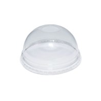9-14oz rPET Dome Lid with Hole (93mm dia) | Select Catering Solutions Ltd 9-14oz rPET Dome Lid with Hole
