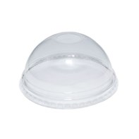 16-20oz rPET Dome Lid with Hole brim (98mm dia) | Select Catering Solutions Ltd 16-20oz rPET Dome Lid with Hole