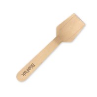 Eco-Friendly 9.5cm Wooden Ice Cream Spoons | Select Catering Solutions Ltd 9.5cm Wooden Ice Cream Spoons