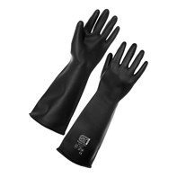 Black Gauntlet Gloves Large | Select Catering Solutions Ltd Black Gauntlet Gloves Large | Select Catering Solutions Ltd