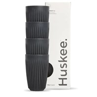 12oz Charcoal HuskeeCups - Pack of 4 12oz Charcoal HuskeeCups - Pack of 4