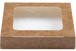 Small Microwavable Kraft Box Lid Qty500 Small Microwavable Kraft Box Lid Qty500