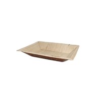Palm Leaf Rectangle Plate 17x12cm | Select Catering Solutions Ltd Palm Leaf Rectangle Plate 17x12cm