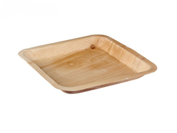 Palm leaf Square Plates 24cm Qty 100
