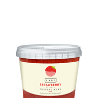 Simply Popping Boba Strawberry 4x 870g | Select Catering Solutions Ltd Simply Popping Boba Strawberry