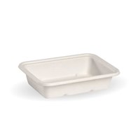 500ml White Bagasse Tray 500ml White Bagasse Tray