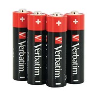 Verbatim AA Alkaline Batteries (Pack of 4)