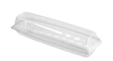 12" Flat Top Baguette Box