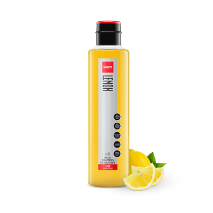 SHOTT Lemon Cold Light Syrup 1L | Select Catering Solutions Ltd Shott Cold Light Syrup Lemon 1L