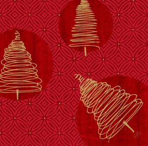 40cm Dunisoft Elegant Trees Napkin Qty 360