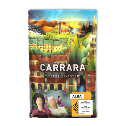 Carrara Coffee Alba Beans 8x1kg Carrara Coffee Alba Beans 8x1kg