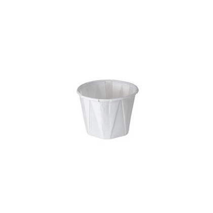 1oz White Paper Souffle Pot 1oz White Paper Souffle Pot