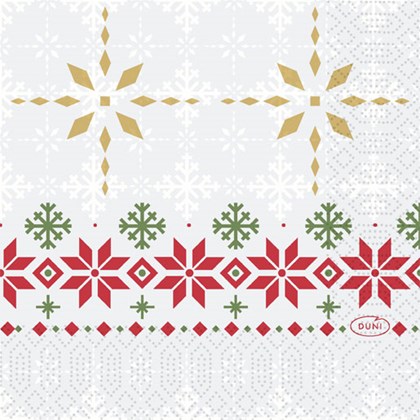 24cm 3ply Traditional Christmas Napkin 24cm 3ply Traditional Christmas Napkin