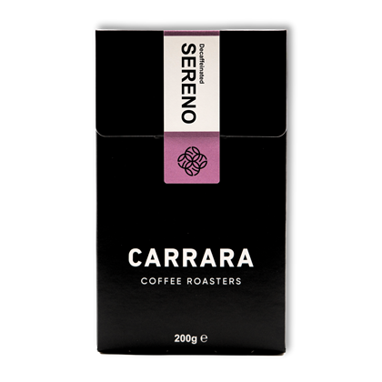 Carrara Coffee Roasters Sereno Decaff Beans 8x200g