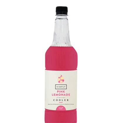 Simply Pink Lemonade Cooler Syrup 1L | Select Catering Solutions Ltd Simply Cooler Syrup Pink Lemonade 1L