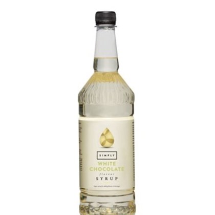 Simply White Chocolate Syrup 1L | Select Catering Solutions Ltd Simply White Chocolate Syrup 1L