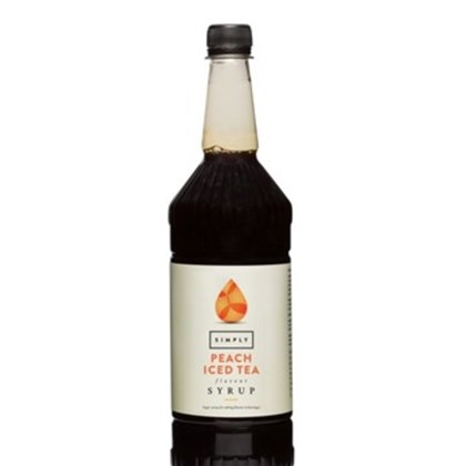 Simply Peach Iced Tea Syrup 1L | Select Catering Solutions Ltd Simply Peach Iced Tea Syrup 1L