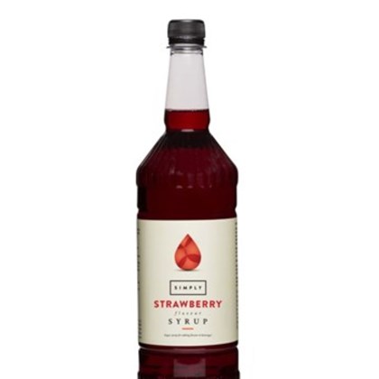 Simply Strawberry Syrup 1L | Select Catering Solutions Ltd Simply Strawberry Syrup 1L