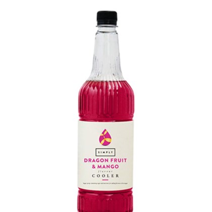 Simply Dragon Fruit & Mango Cooler Syrup 1L Simply Dragon Fruit & Mango Cooler Syrup 1L