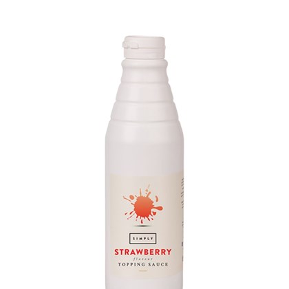 Simply Strawberry Topping Sauce 1L | Ingredients Strawberry Sauce image