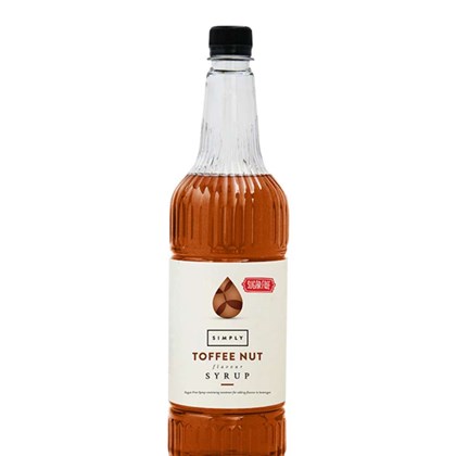 Simply Sugar Free Toffee Nut Syrup 1L