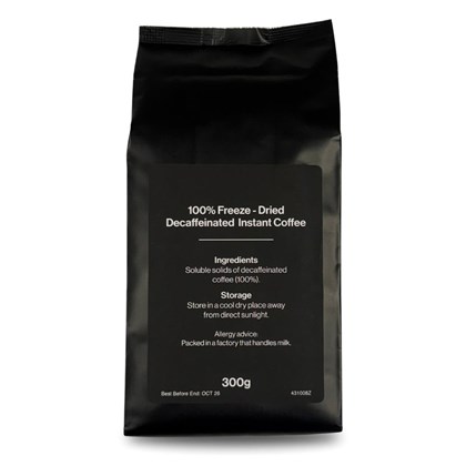 Freeze-Dried Decaffeinated Instant Coffee