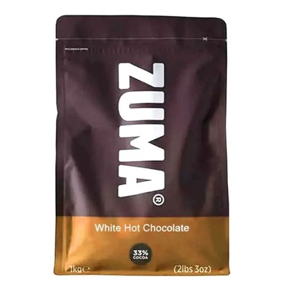 Zuma White Hot Chocolate Bag 1kg Zuma White Hot Chocolate Bag 1kg