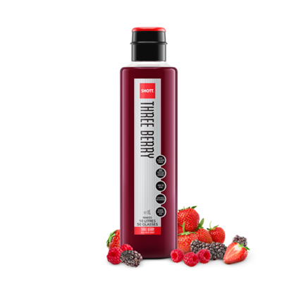 SHOTT Three Berry Cold Pulp Syrup 1L | Select Catering Solutions Ltd SHOTT Cold Pulp Syrup Three Berry 1