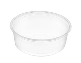 8oz Clear PP Round Deli Container, Qty500 8oz Clear PP Round Deli Container, Qty500