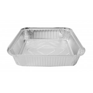 9" Square 2" Deep Foil Container Qty 200 | Packaging 9" Square 2" Deep Foil Container Qty 200 | Packaging