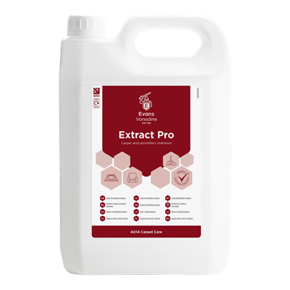 Extract PRO Carpet & Upholstery Shampoo 2x5L | Select Catering Solutions Ltd Extract PRO Carpet & Upholstery Shampoo 2x5L