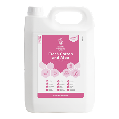 Fresh Cotton & Aloe Air and Fabric Freshener 2x5L Fresh Cotton & Aloe Air and Fabric Freshener 2x 5ltr