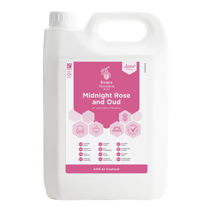 Midnight Rose & Oud Air and Fabric Freshener 2x5L Midnight Rose & Oud Air and Fabric Freshener 2x5ltr