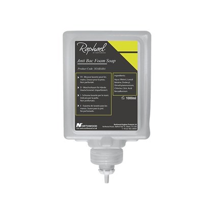 Raphael Anti-Bac Foam Soap 1L | Select Catering Solutions Ltd Raphael Anti-Bac Foam Soap 1L | Select Catering Solutions Ltd