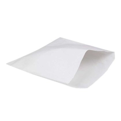 10x10 White Scotchban Flat Bag Unstrung 10x10 White Scotchban Greaseproof Flat Bag
