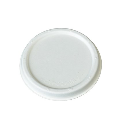 Bagasse Lid for 4oz Pot White | Sauce Lids Bagasse Lid for 4oz Pot White | Sauce Lids