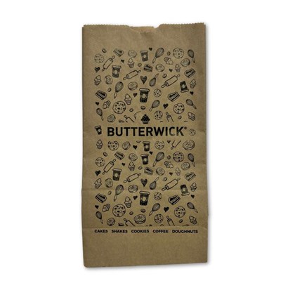 Bag Gusset Kraft 127x89x248mm Butterwick Qty1000- Call Off Bag Gusset Kraft 127x89x248mm Butterwick Qty1000- Call Off