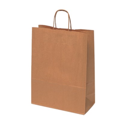 Small Twist Handle Kraft Carrier Bag | Select Catering Solutions Ltd Small Twist Handle Kraft Carrier Bag | Select Catering Solutions Ltd