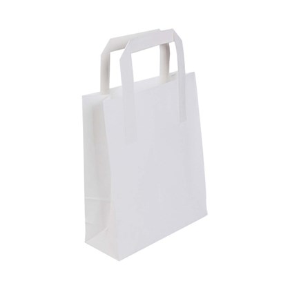 White SOS Paper Bag- Jumbo | Select Catering Solutions Ltd White SOS Paper Bag- Jumbo | Select Catering Solutions Ltd